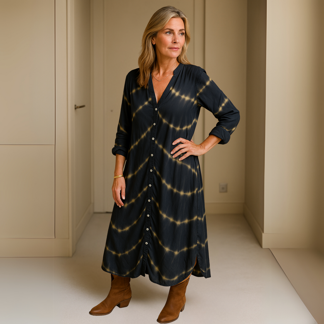 Bomea™ | Robe Longue Bohème Fluide et Sublimante