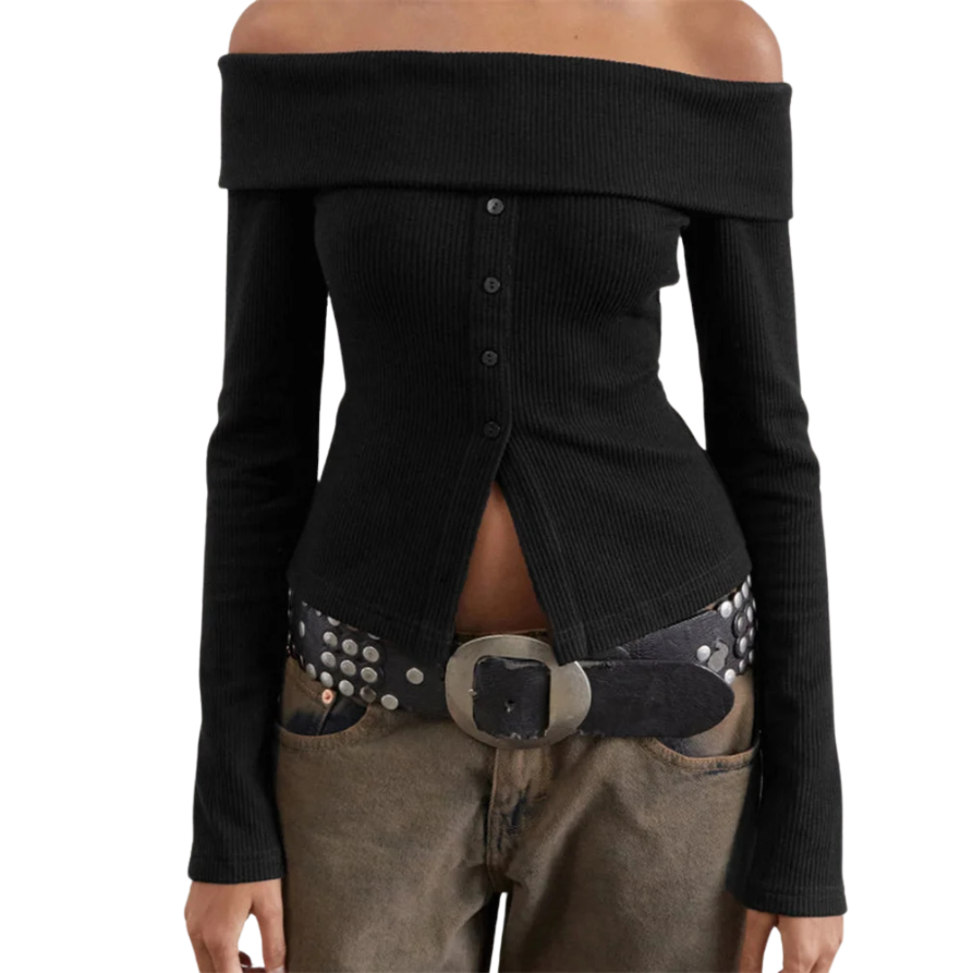 Jade | Le Haut Tricot Jade Off-Shoulder