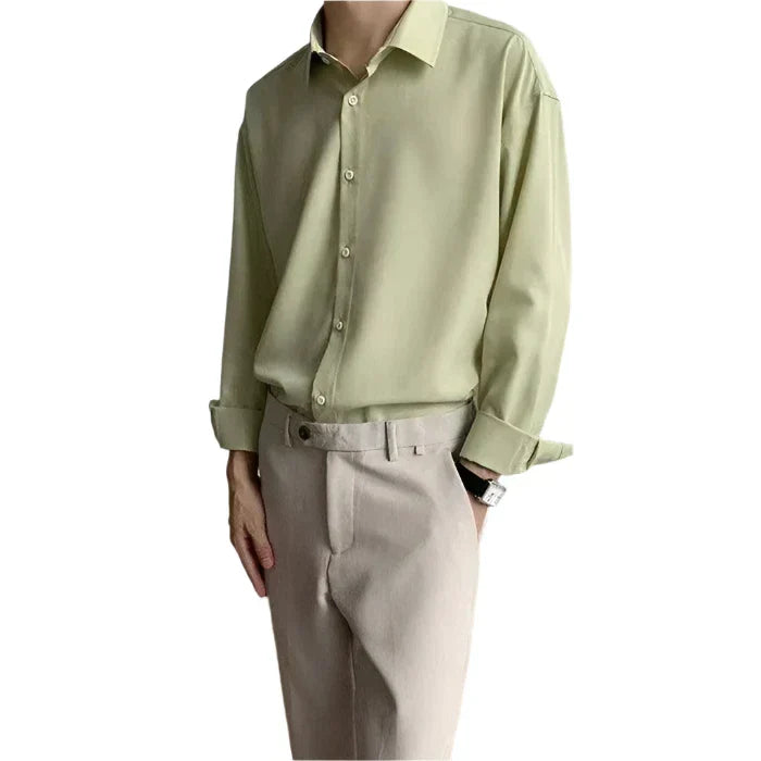 Laurent™ | Chemise Palms Springs - Vert Clair