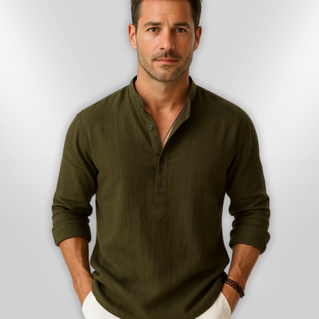 ADOLF | Polo en lin pour homme