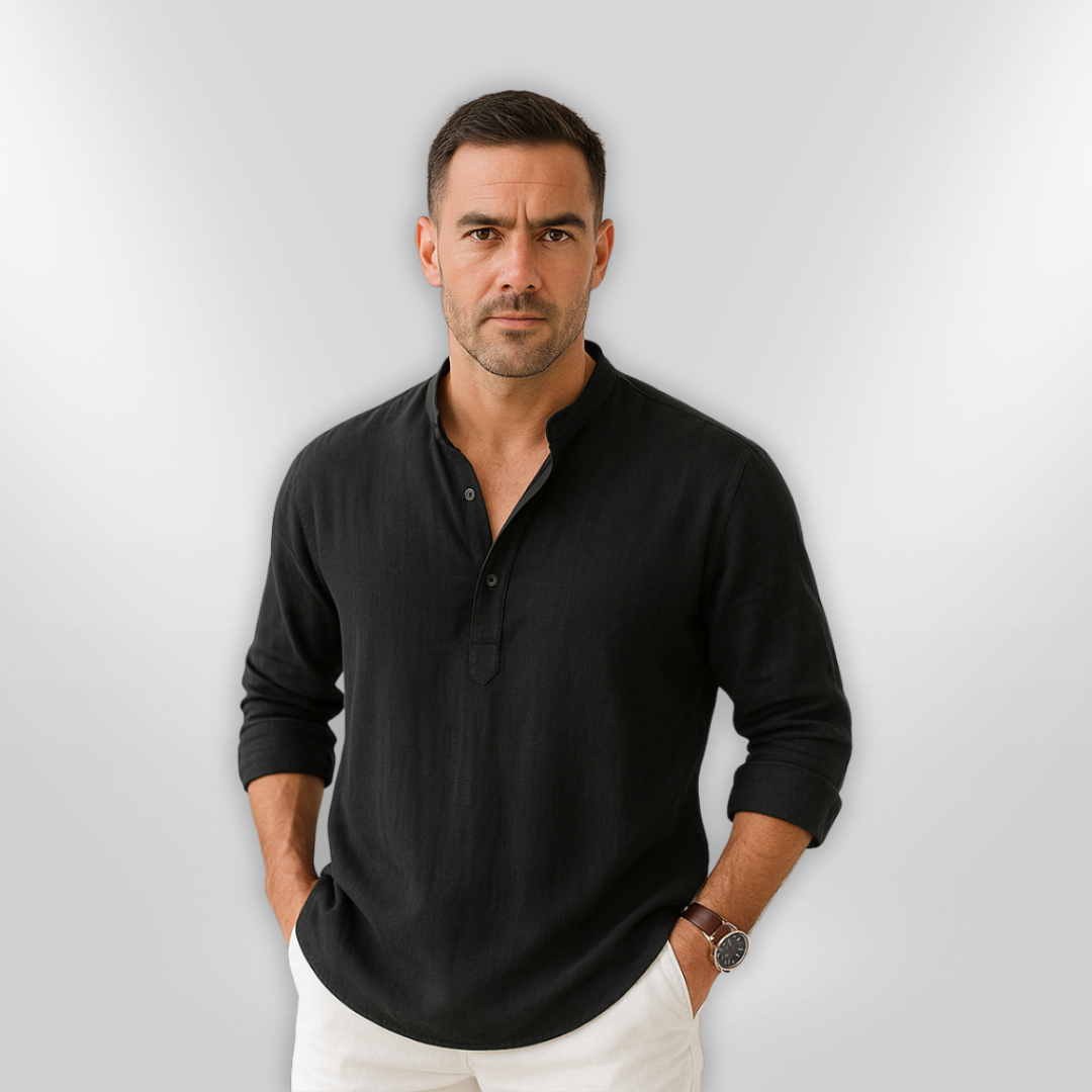 ADOLF | Polo en lin pour homme