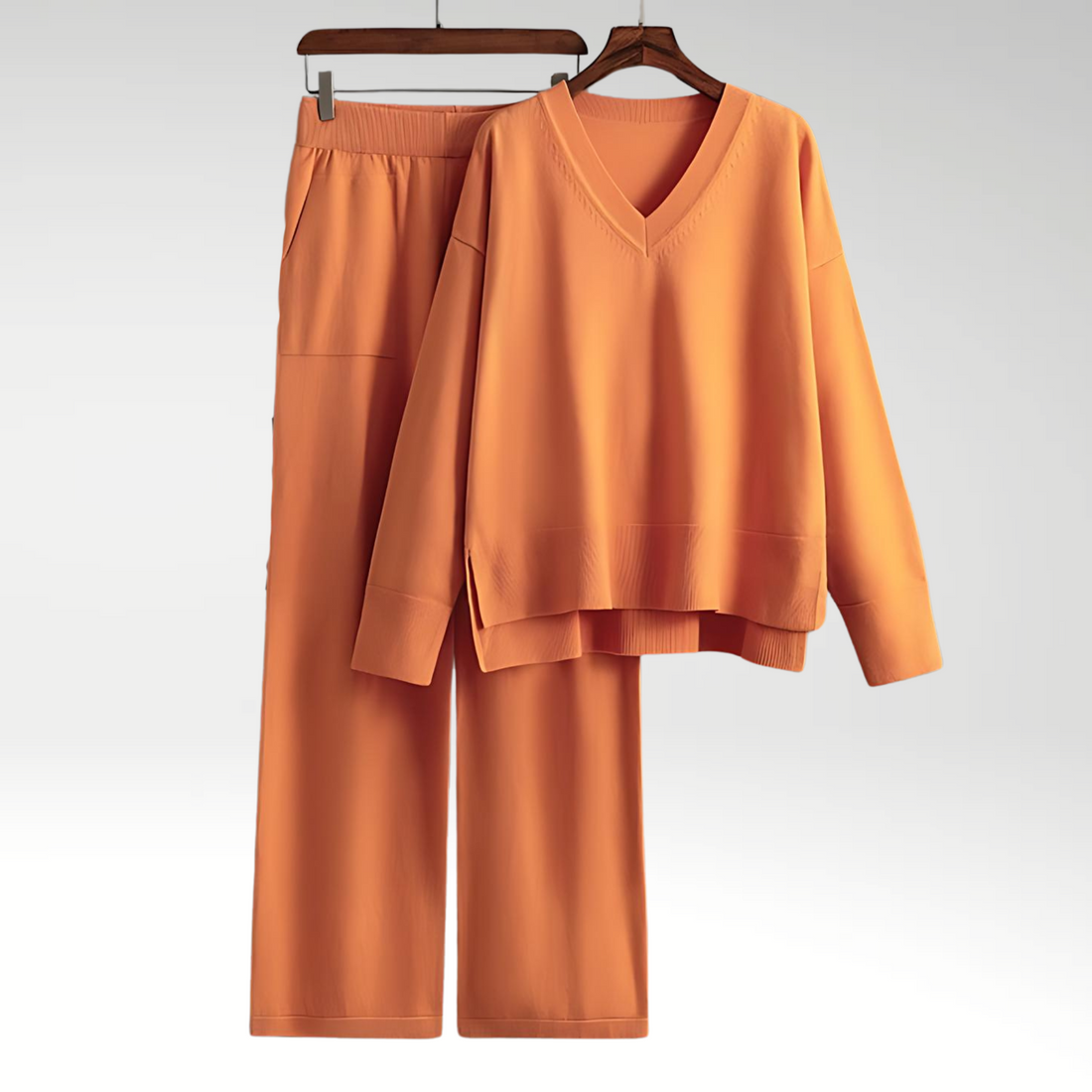 Dupont™ | Luxe Ensemble Deux Pièces Col V