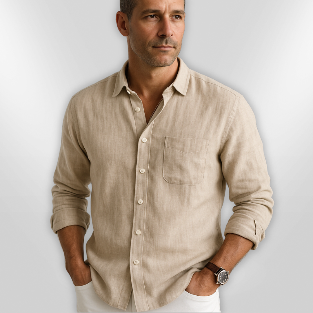 ADOLF | Polo en lin pour homme