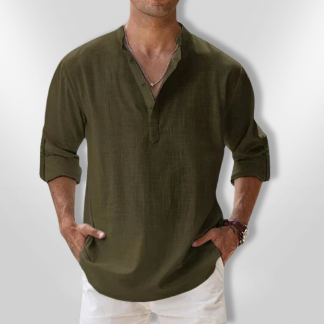 ADOLF | Polo en lin pour homme