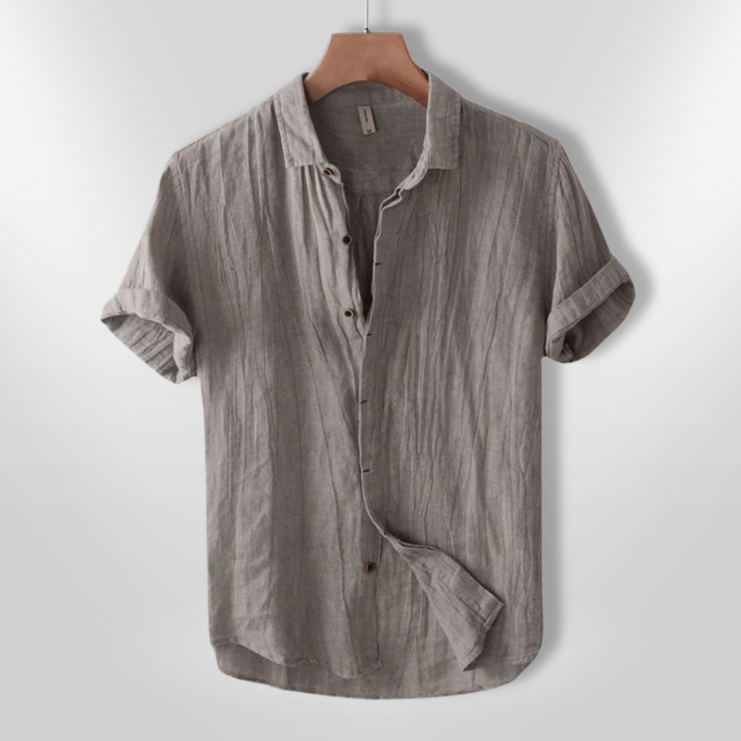 WELLINGTON | Chemise en lin à manches courtes