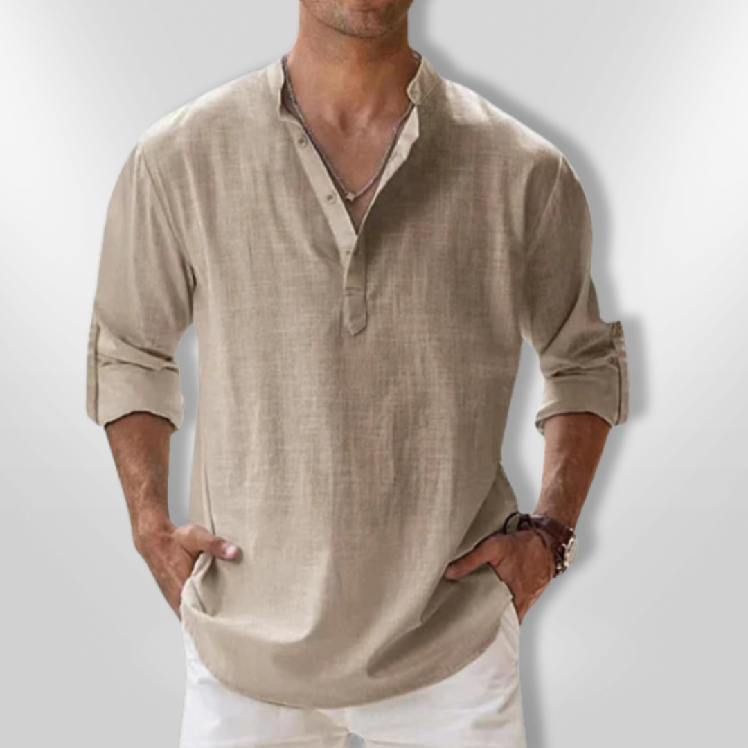 ADOLF | Polo en lin pour homme