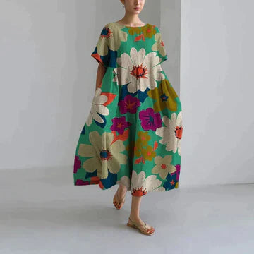 Calliope - Elegante jurk met bloemenpatroon