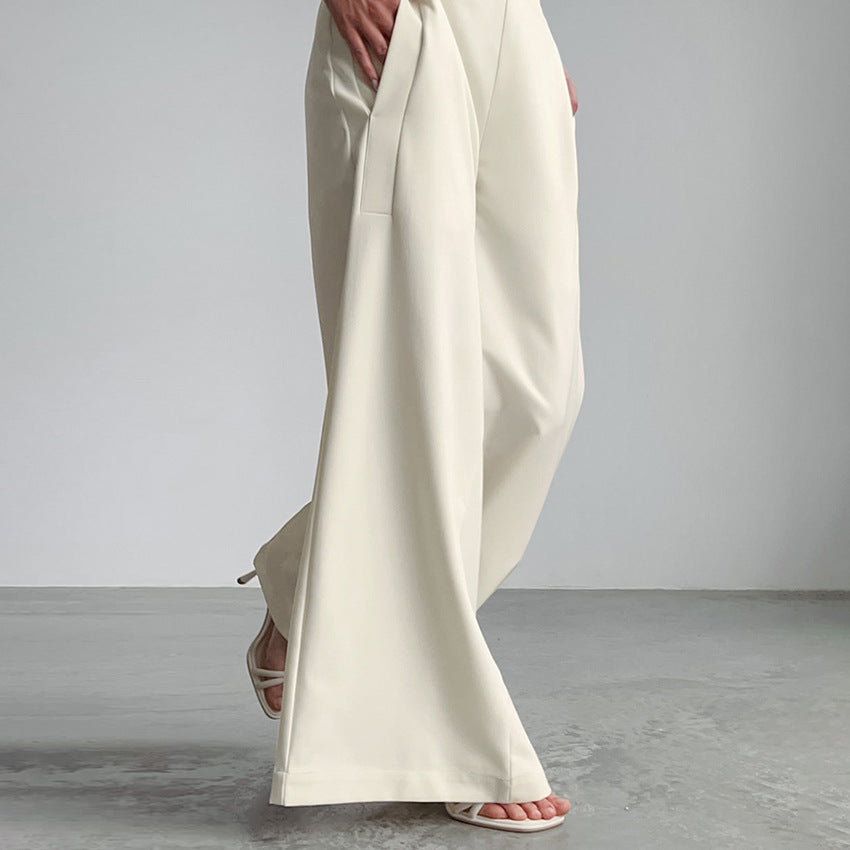 Yasmine | Pantalon Large Élégance Intemporelle