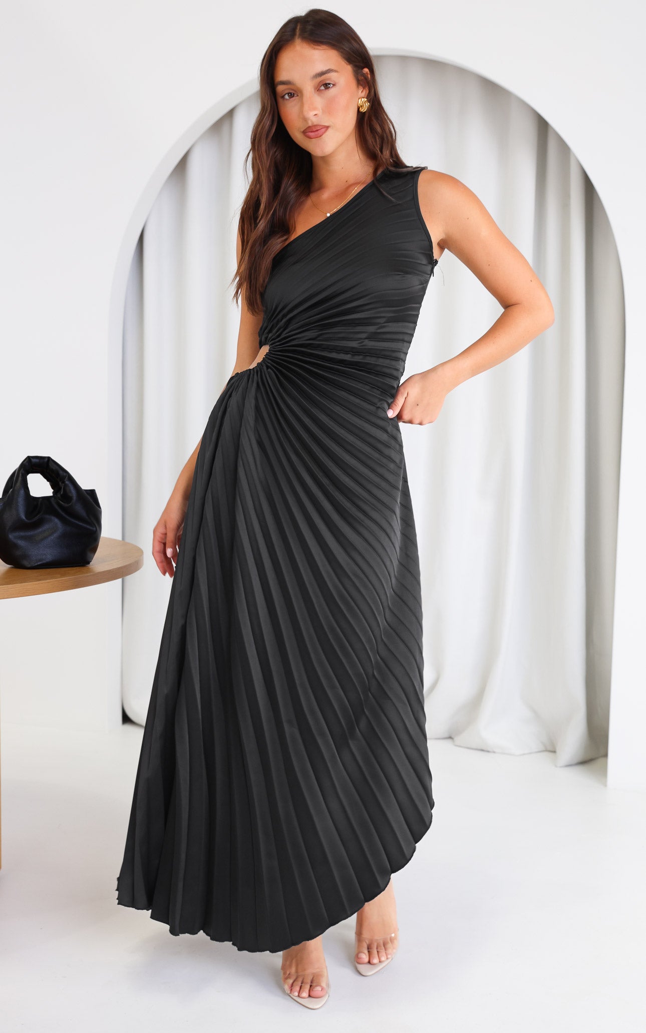 Rochelle™ | Maxi Zwarte Jurk
