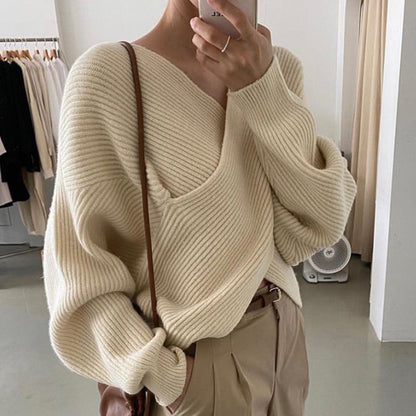 Le Clair™ | Pull en tricot croisé chic