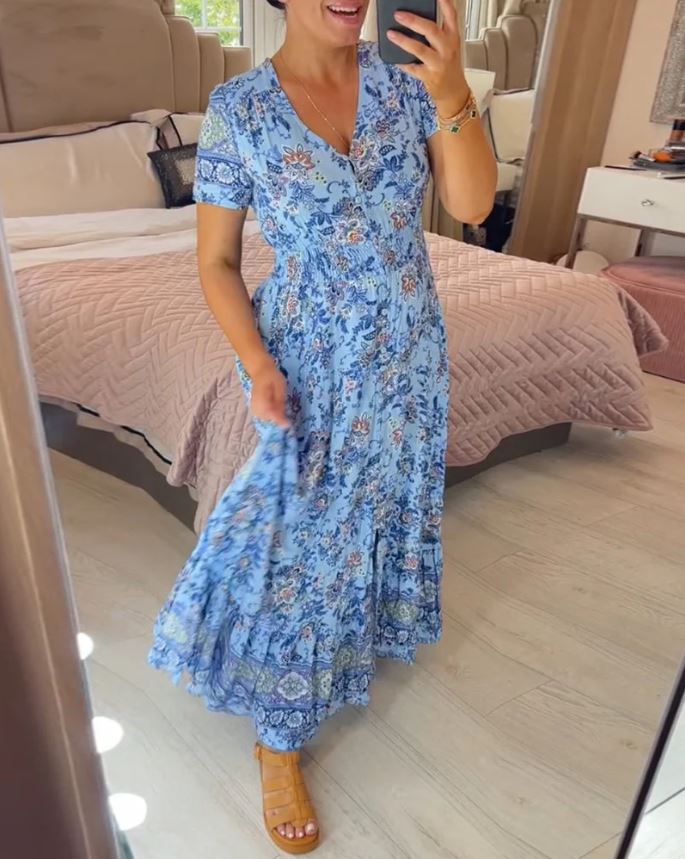 Sofia™ | Robe Bohème Ciel d’Été