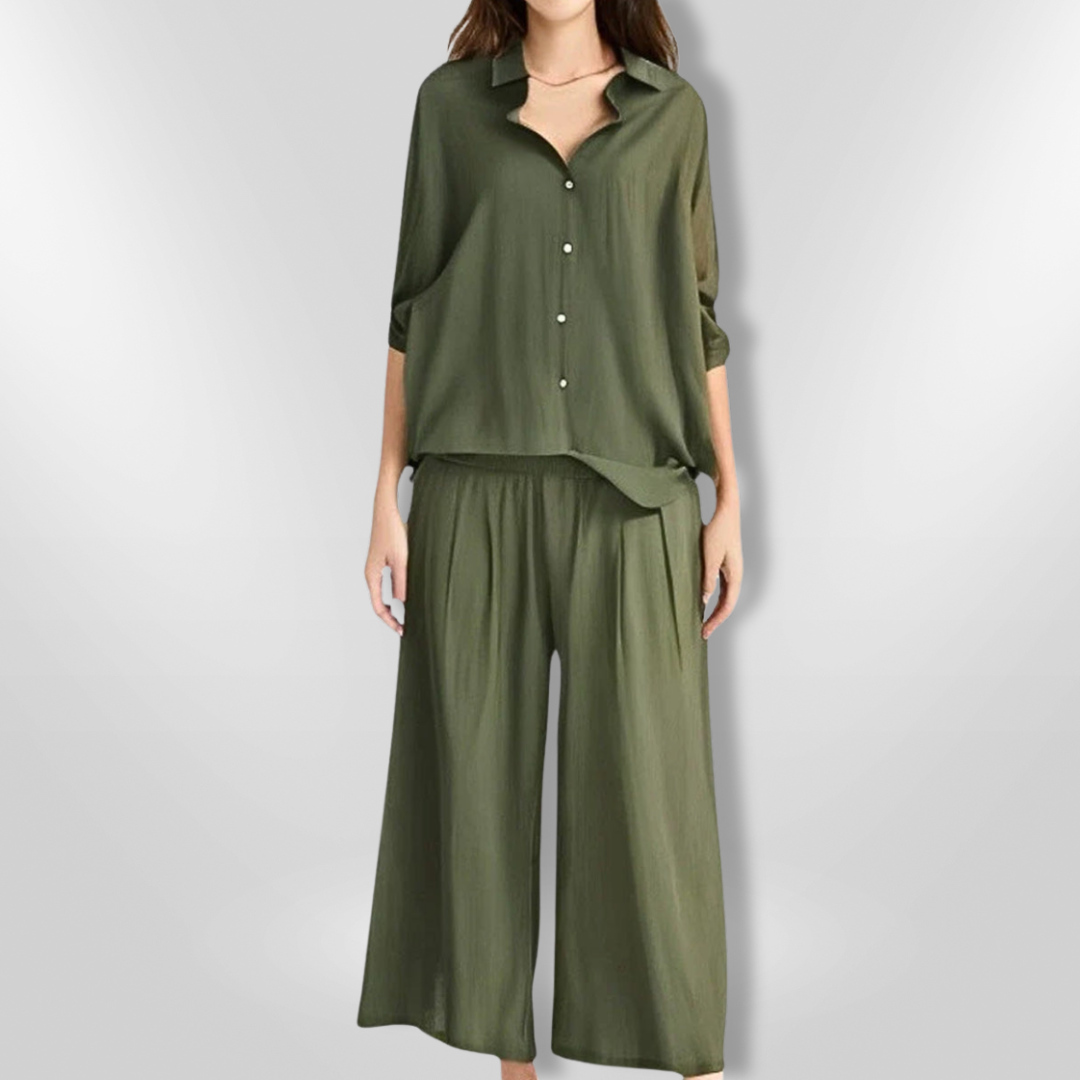 LILY | Ensemble en Lin Deux-Pièces