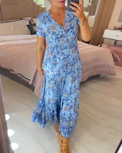 Sofia™ | Robe Bohème Ciel d’Été