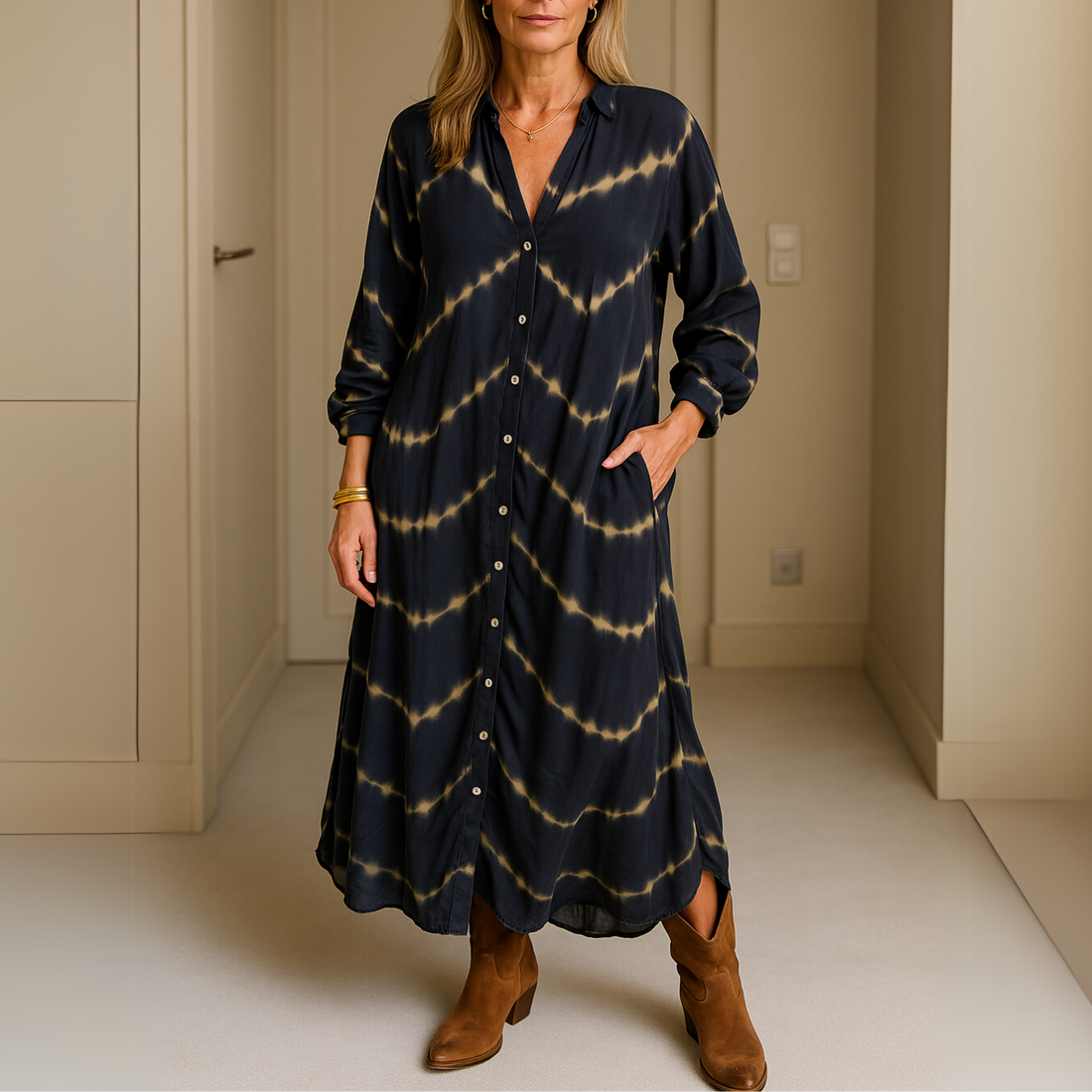 Bomea™ | Robe Longue Bohème Fluide et Sublimante