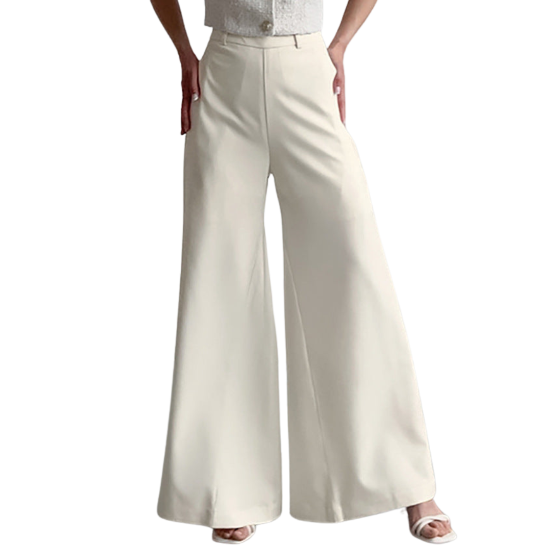 Yasmine | Pantalon Large Élégance Intemporelle