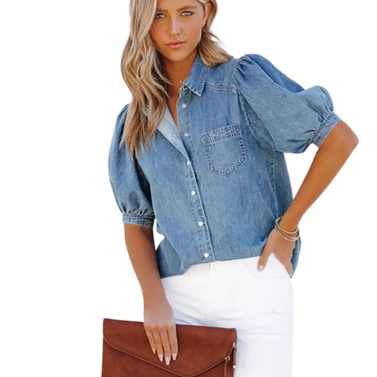 Eva | Chemises en Denim Décontractées