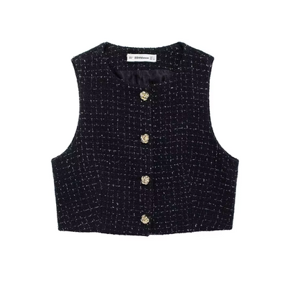 Charlotte | Le Gilet Luxe en Tweed