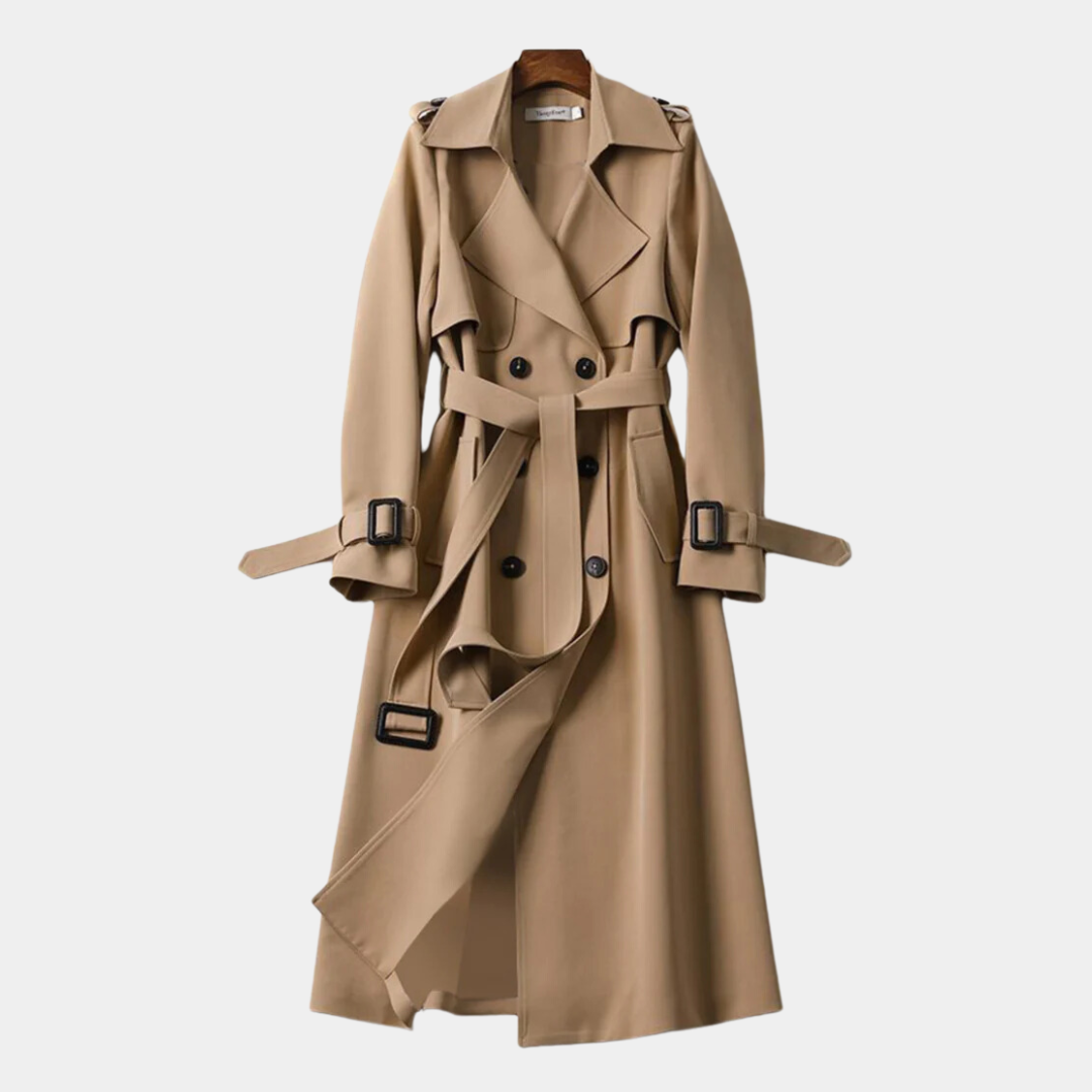 Arya | Trench-coat Longue Pour Femmes | Hiver | Chaude