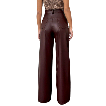 Bianca | Le Pantalon en Cuir Luxe Bianca