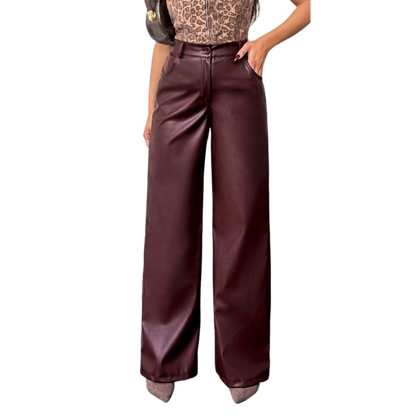 Bianca | Le Pantalon en Cuir Luxe Bianca
