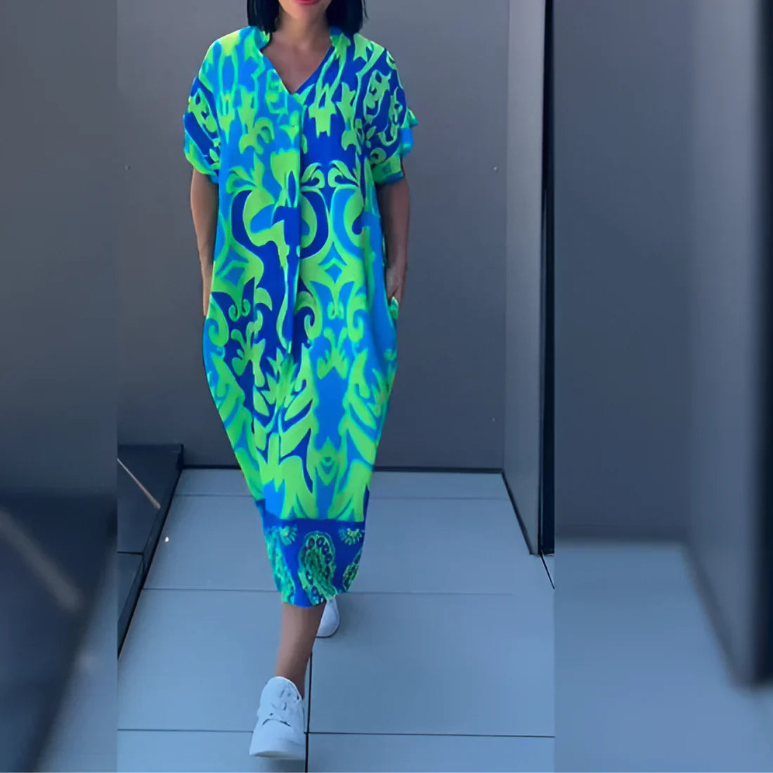 Elara™ | Robe Fluide Éclat d’Été