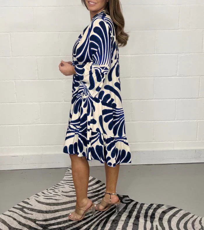 Fenella - V-hals jurk