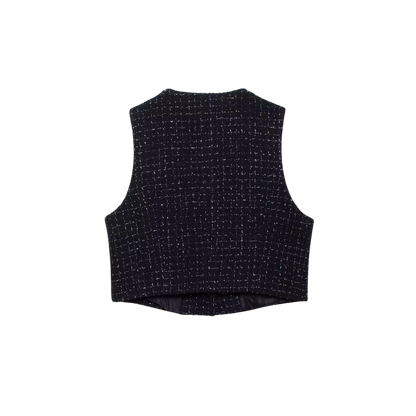 Charlotte | Le Gilet Luxe en Tweed