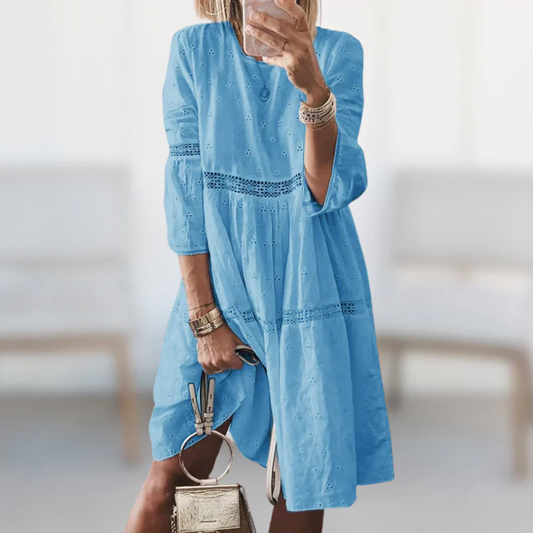 Manon™ | Robe Élégante Brodée