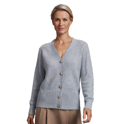 Géraldine | Gilet avec Boutons en Forme de Cœur