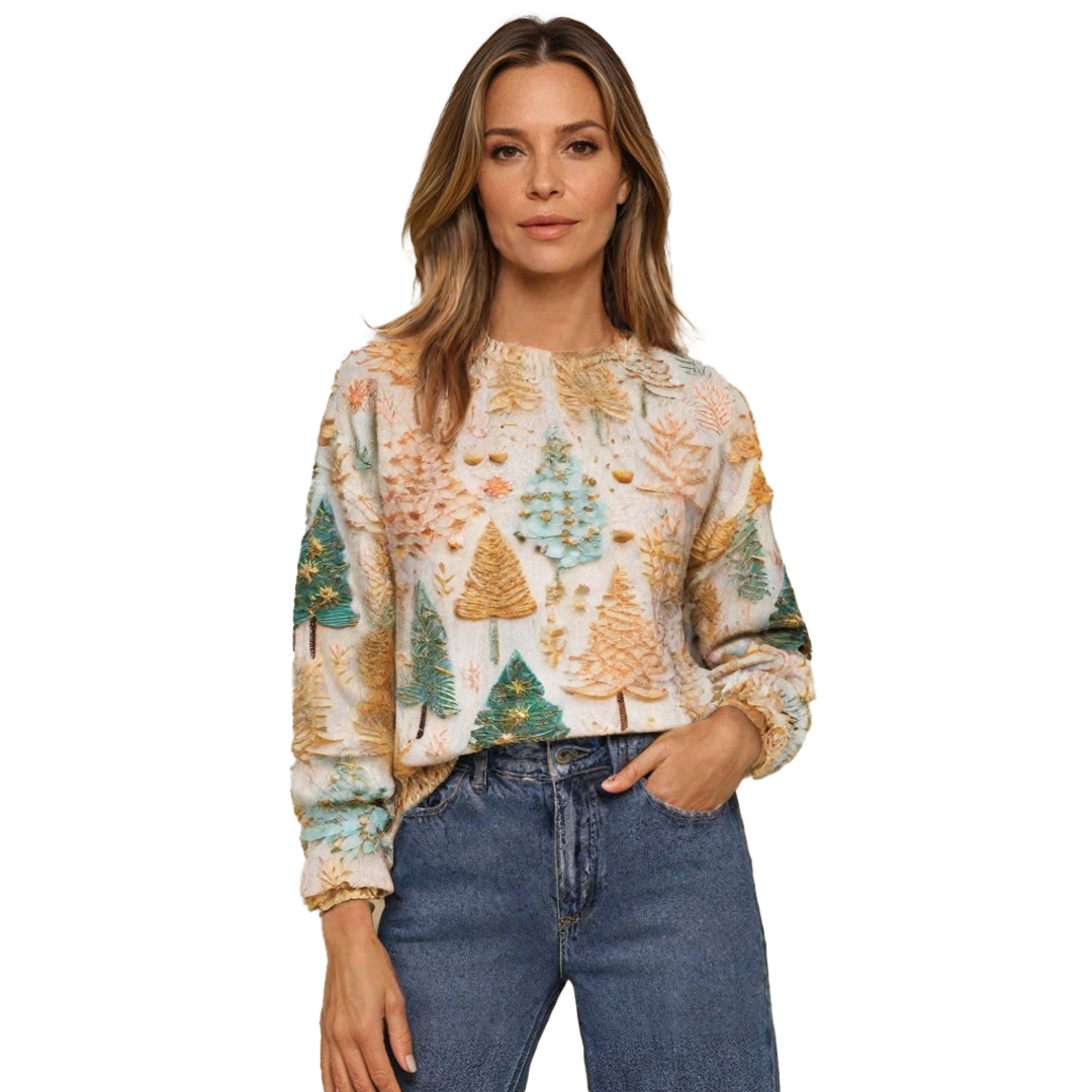 Béatrice | Pull de Noël Chaud et Confortable