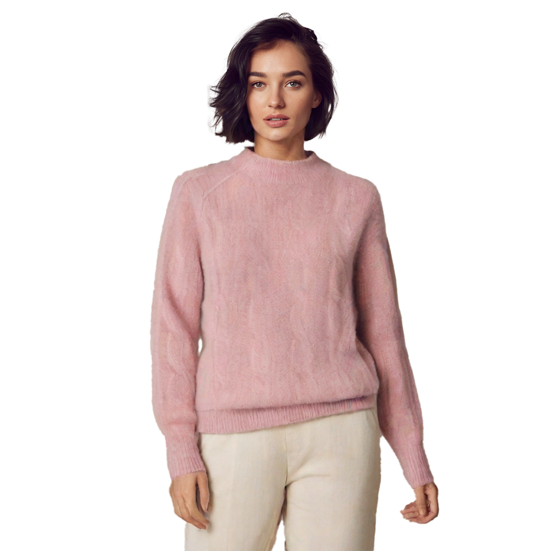 Jocelyne | Pull en Mélange de Laine Élégant