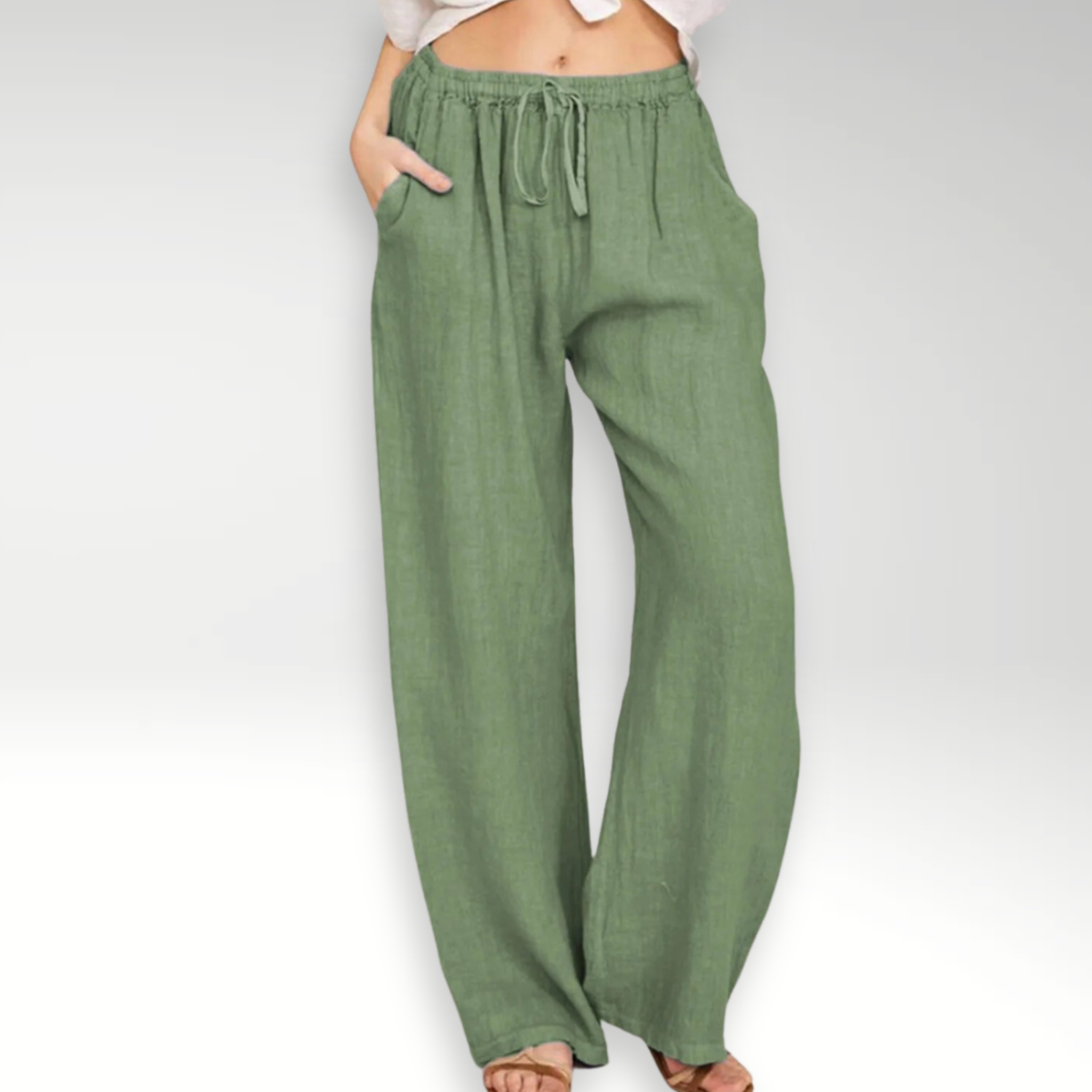 Éloïse | Pantalon confort à jambe large