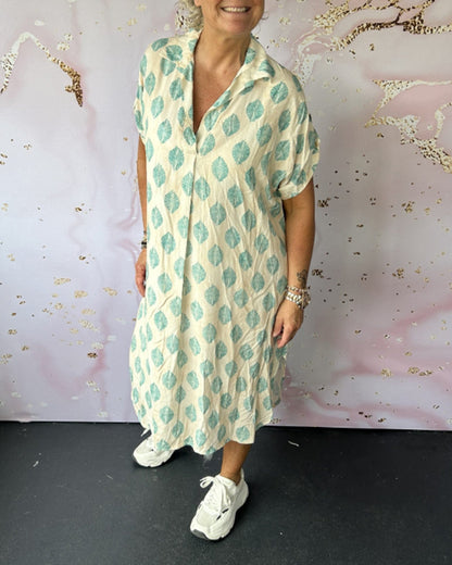 Lisette™ | Robe Chemise Fluide et Moderne
