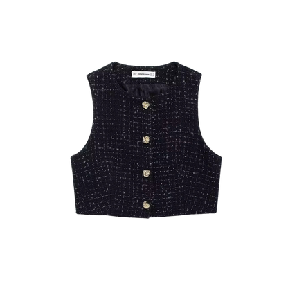 Charlotte | Le Gilet Luxe en Tweed