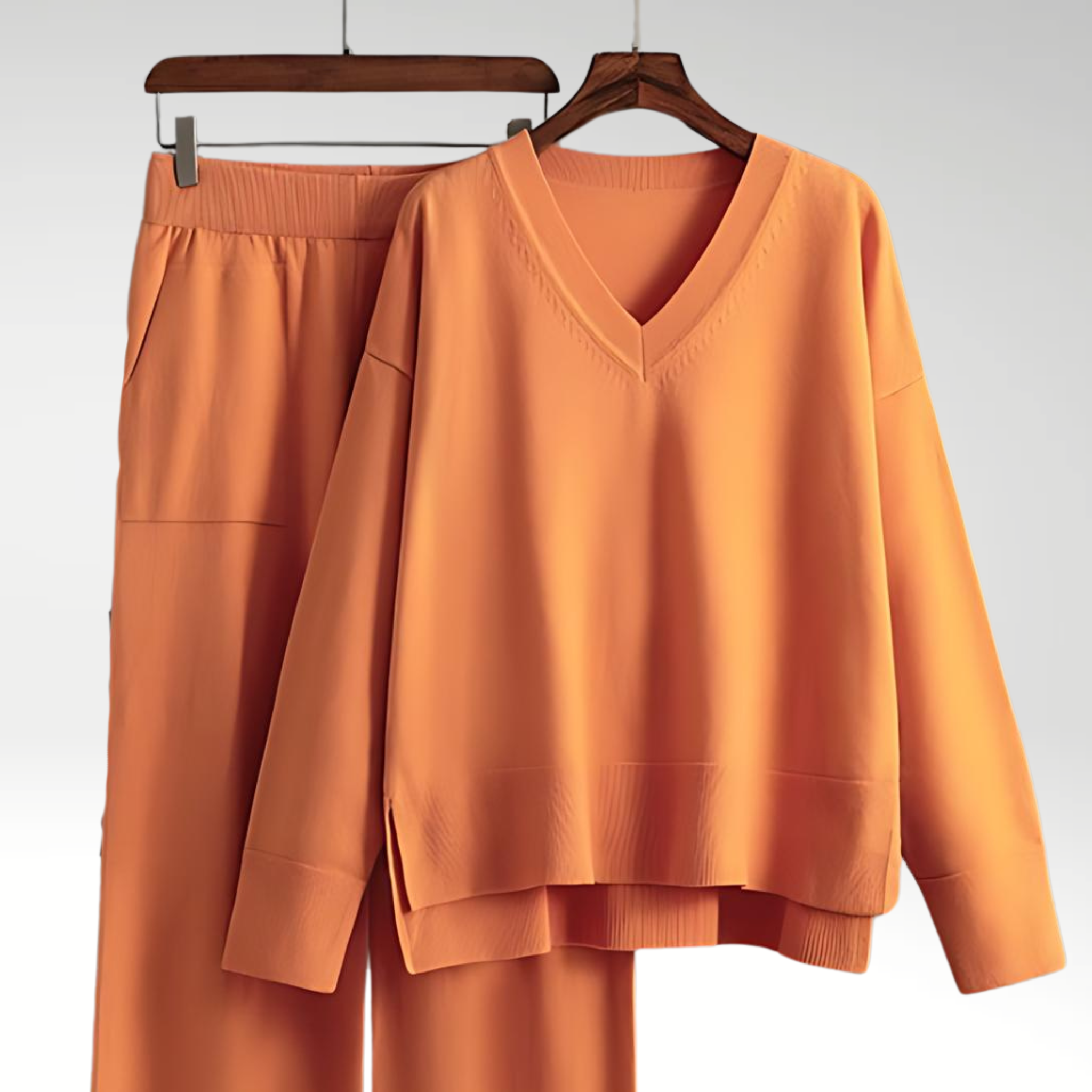 Dupont™ | Luxe Ensemble Deux Pièces Col V