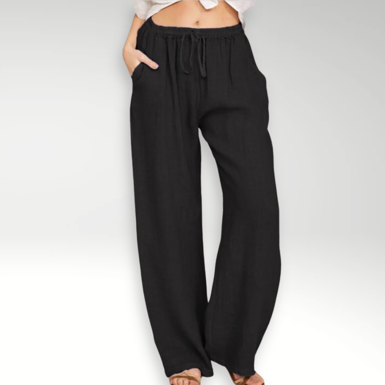 Éloïse | Pantalon confort à jambe large