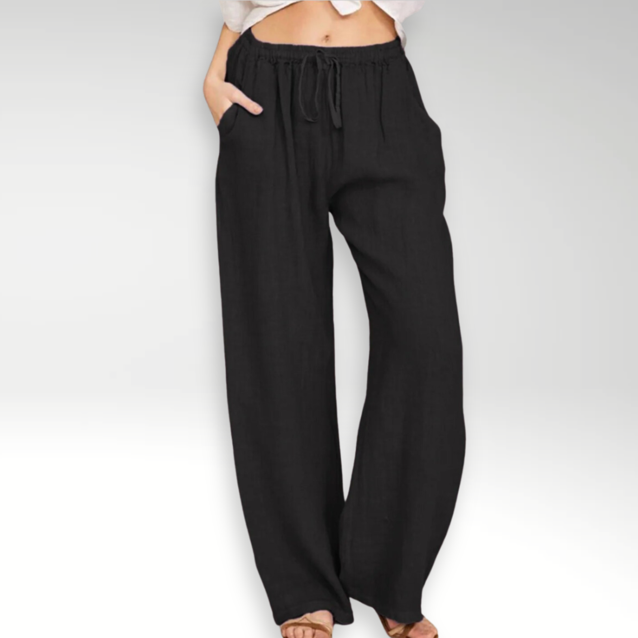 Éloïse | Pantalon confort à jambe large