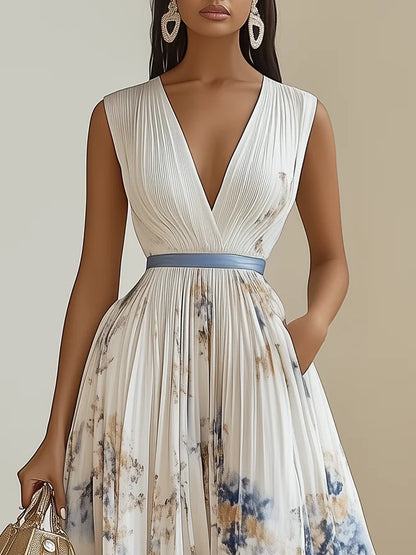 Isabel | Vestido Midi Estampado Elegante