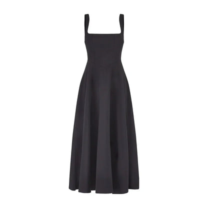 Doris – Robe à encolure carrée