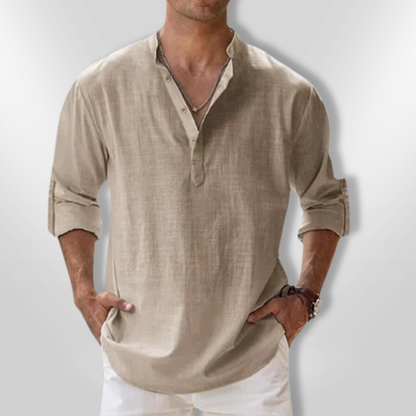 ADOLF | Polo en lin pour homme