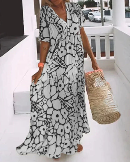 Solène™ | Robe Fleurie Bohème d’Été