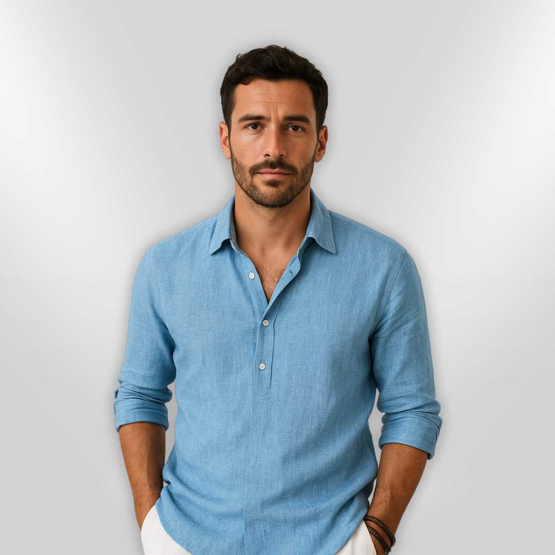 TYLER | Chemise en lin décontractée