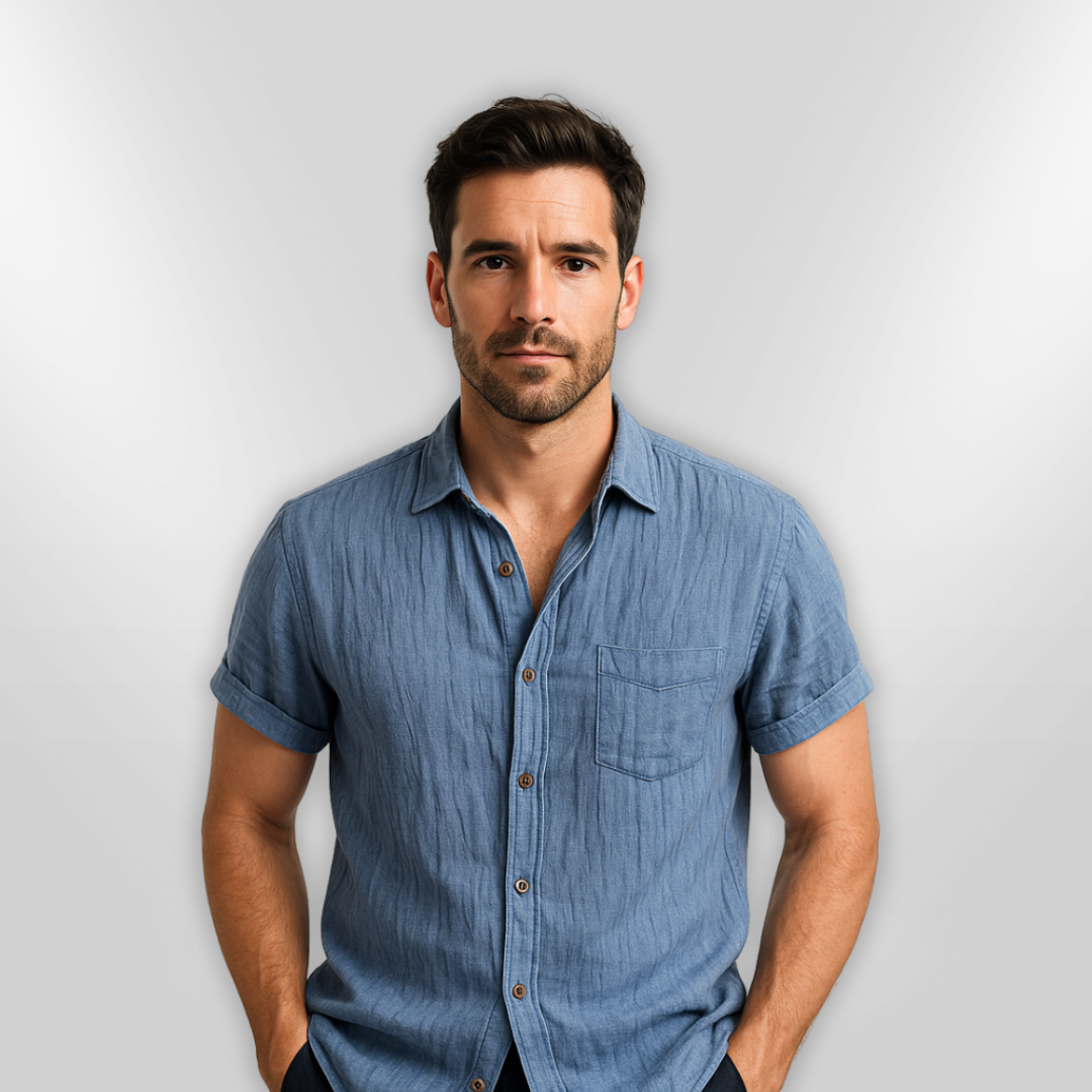 WELLINGTON | Chemise en lin à manches courtes