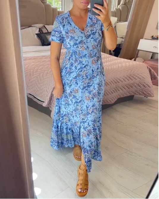 Sofia™ | Robe Bohème Ciel d’Été