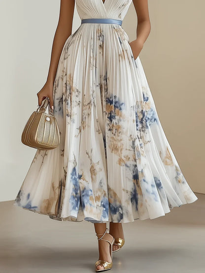 Isabel | Vestido Midi Estampado Elegante