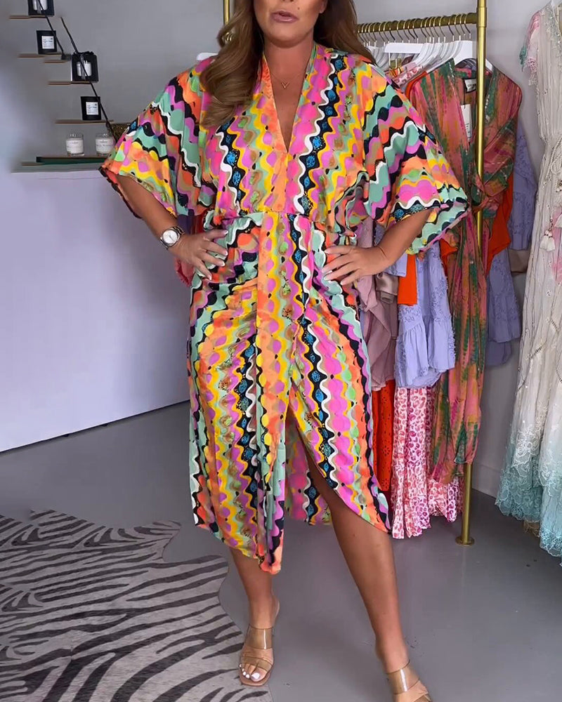 Amaris - V-hals jurk