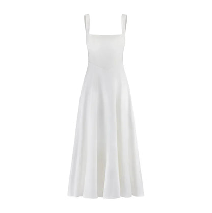 Doris – Robe à encolure carrée