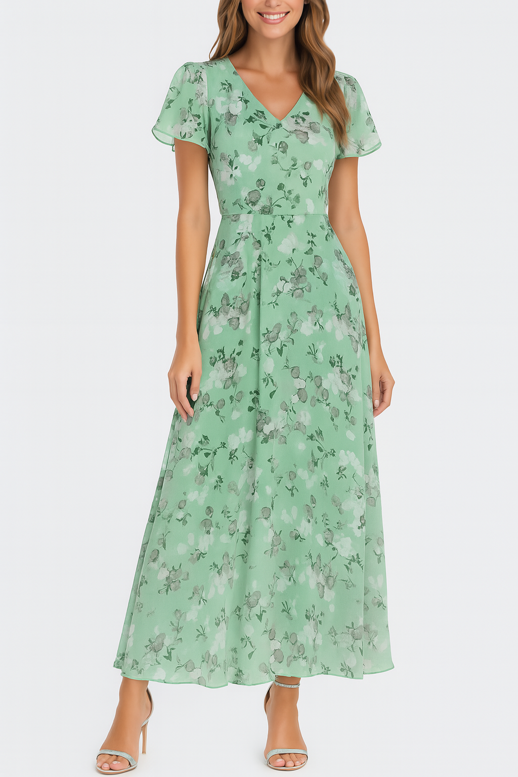 Daisy Flowy Summer Dress with a Flattering Fit