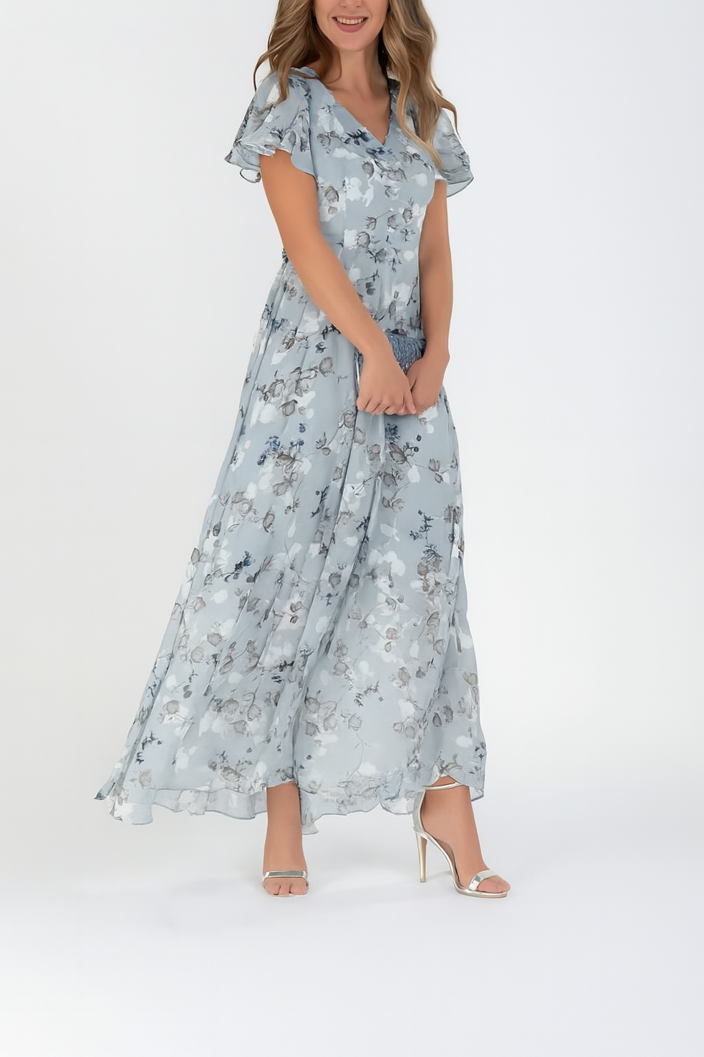 Daisy Flowy Summer Dress with a Flattering Fit