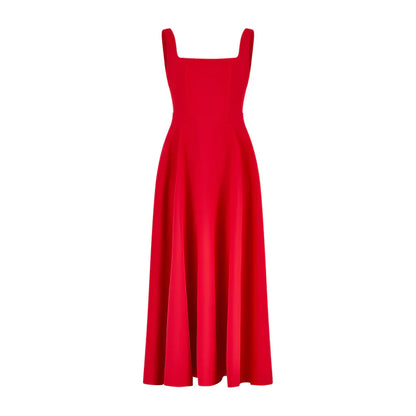 Doris – Robe à encolure carrée
